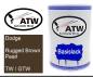 Preview: Dodge, Rugged Brown Pearl, TW / GTW: 500ml Lackdose, von ATW Autoteile West.